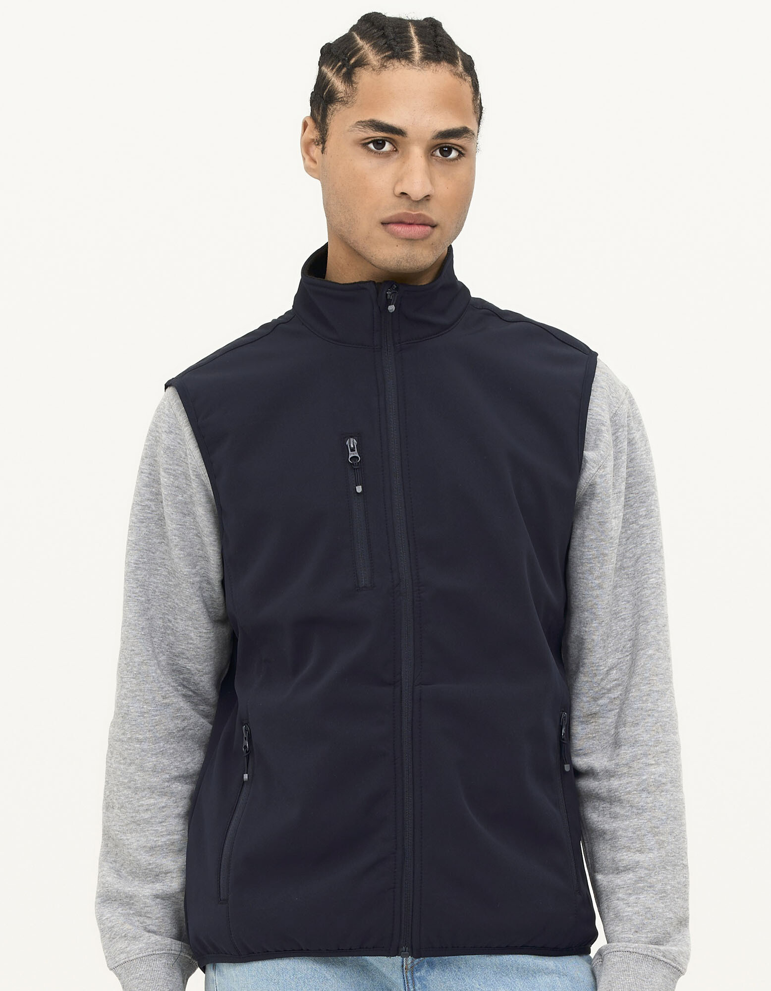 Men's Falcon Zipped Softshell Bodywarmer