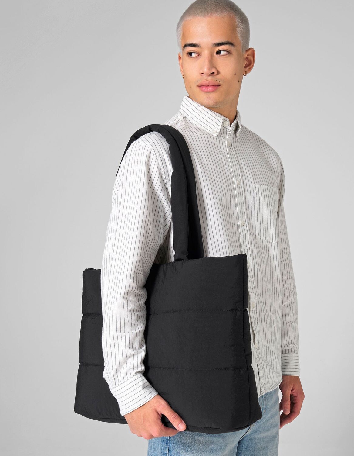 Quilted tote bag