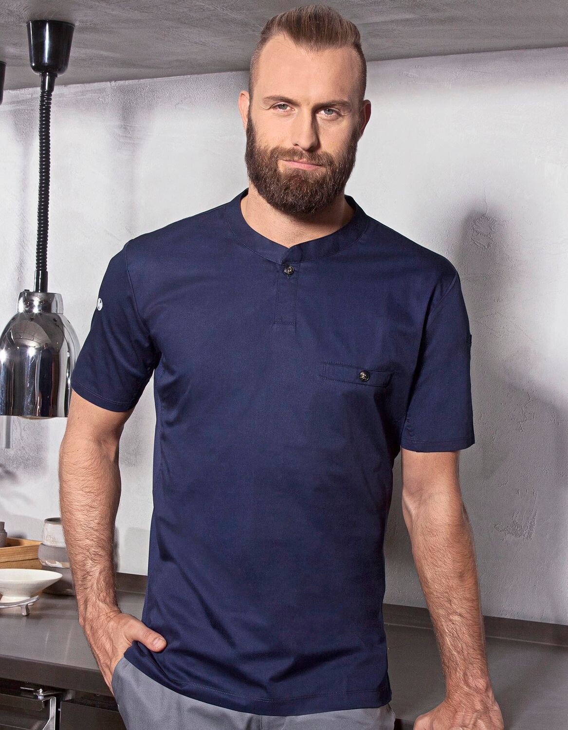 Short-sleeved men's work shirt Performance