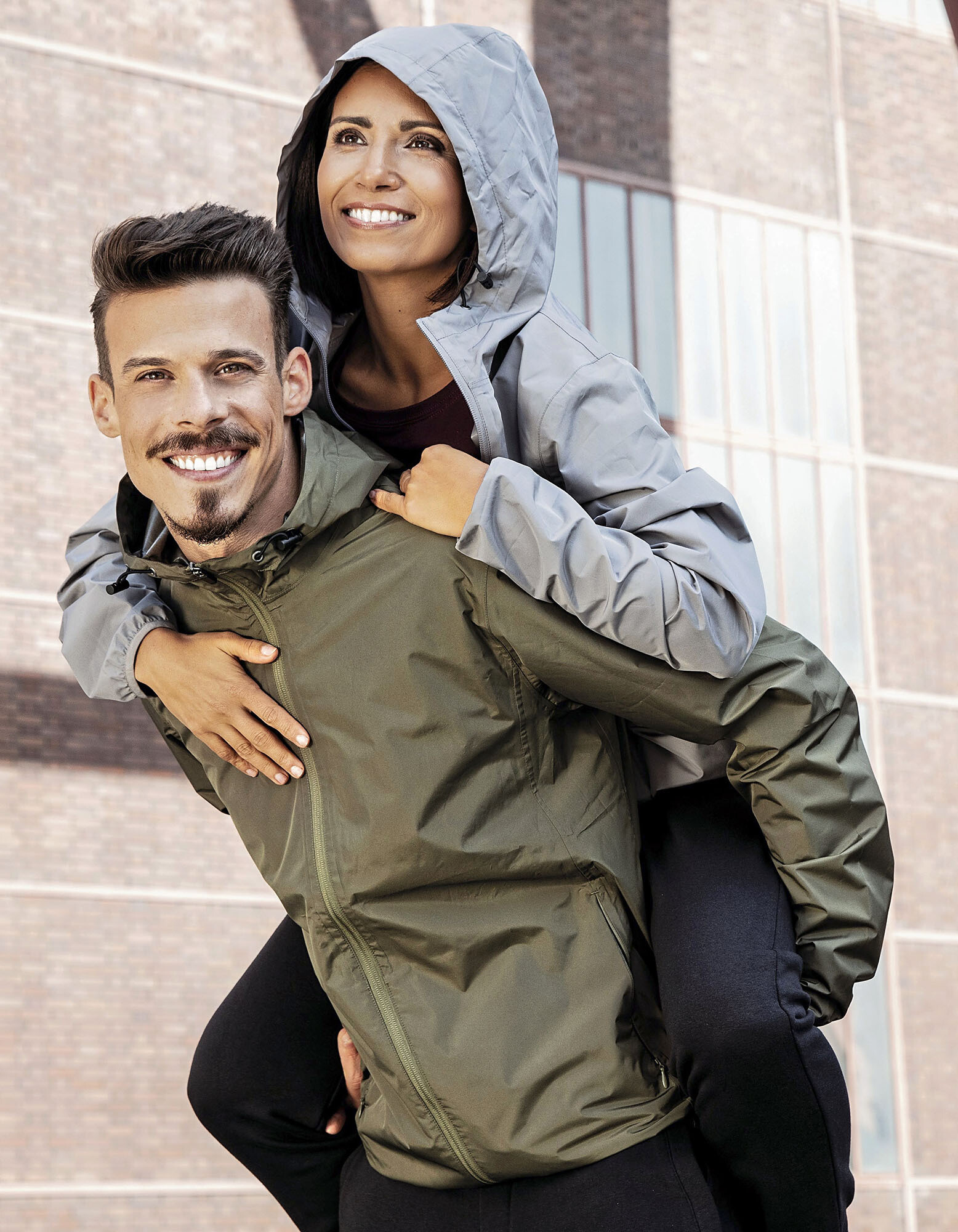 il mio amico - Giacca a vento unisex con cappuccio