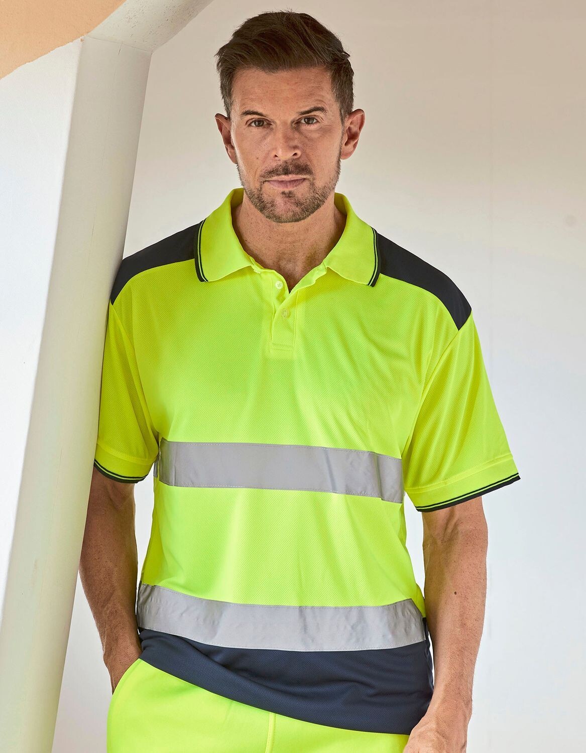 Hi-Vis Two-Tone Polo