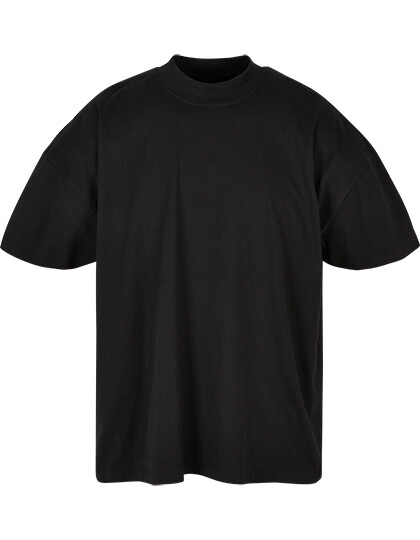 T-shirt oversize da uomo con scollo alla coreana