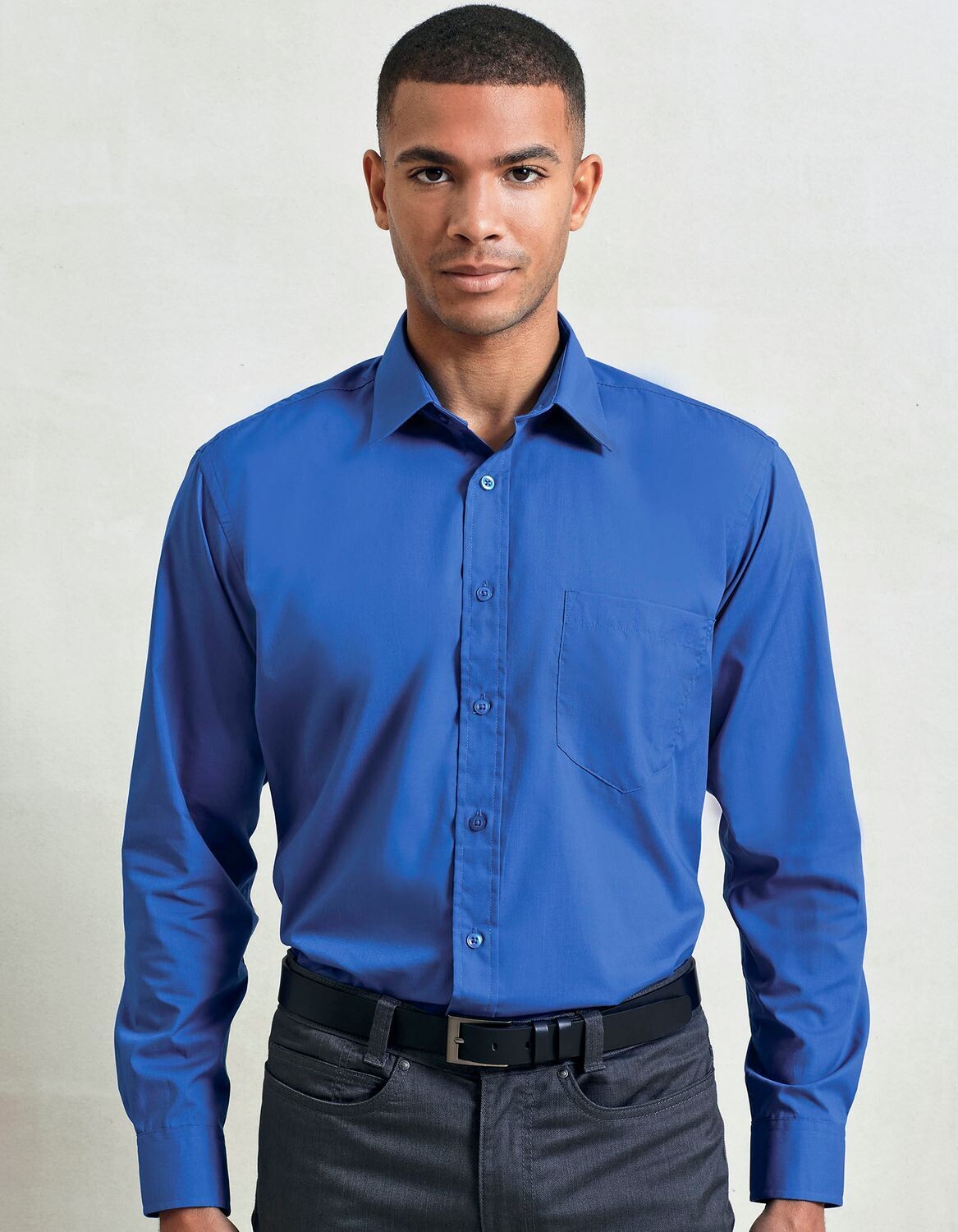 Men´s Poplin Long Sleeve Shirt
