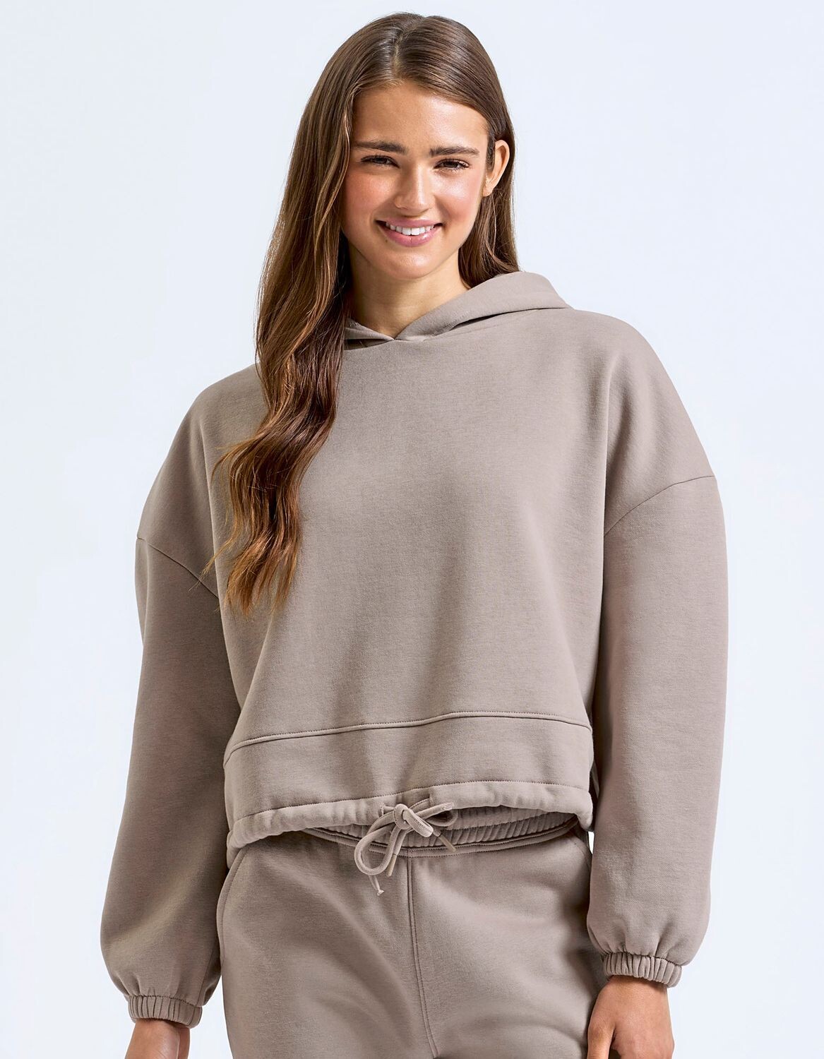 Women's Cropped Oversize Hoodie