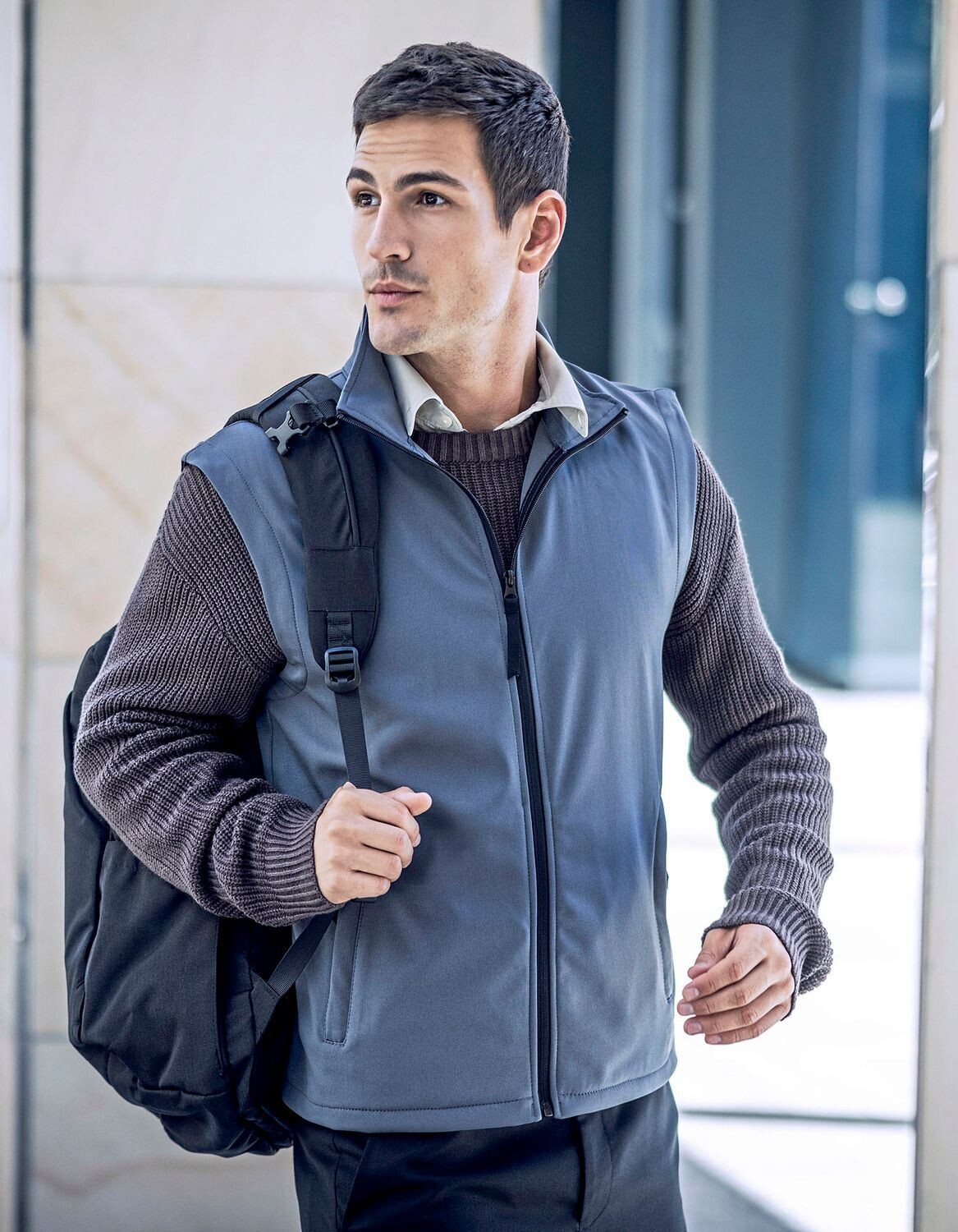 Scaldacorpo classico in softshell