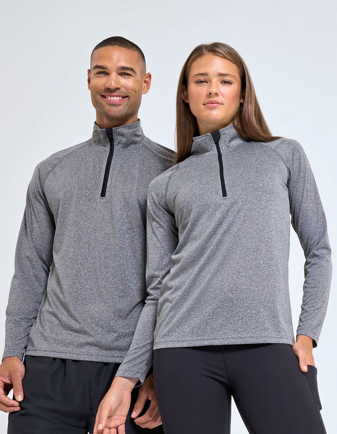 Men's Long Sleeve Performance ¼ Zip