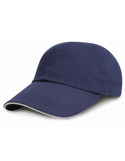 Cappellino junior in cotone pesante spazzolato
