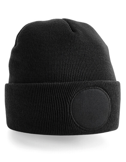Berretto con patch circolare