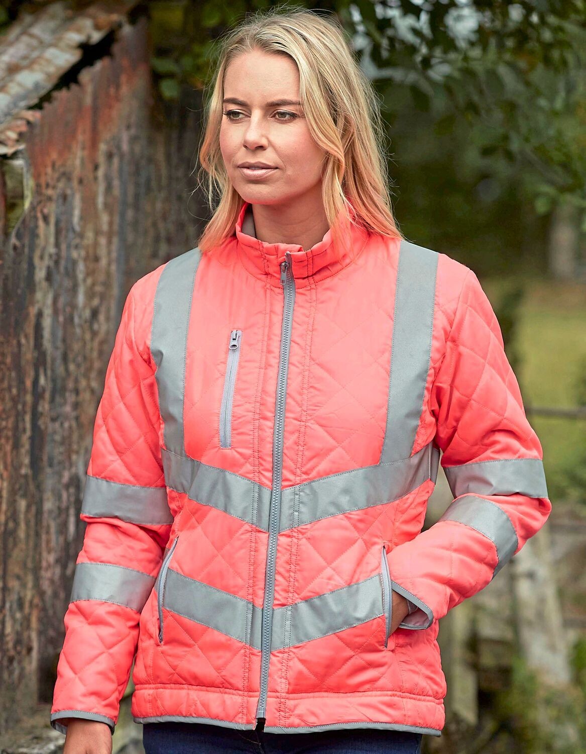 Giacca Hi-Vis Kensington con fodera in pile