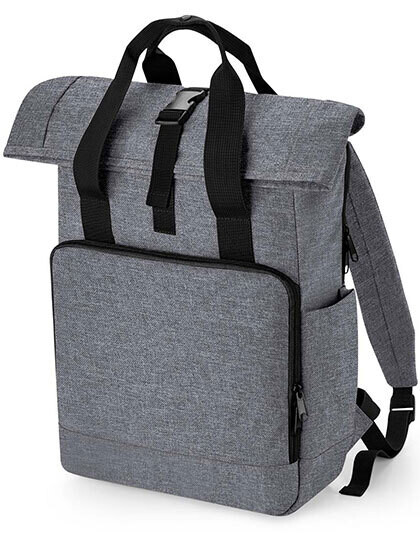 Recycled Twin-Handle Roll-Top Laptop Backpack