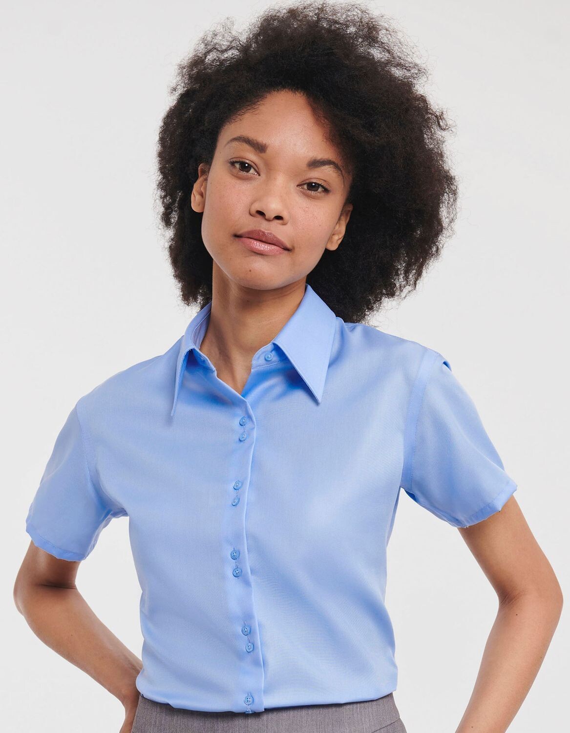 Camicia da donna a manica corta Tailored Ultimate Non Iron