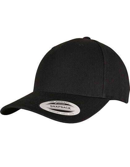 YP Classics Cappello a 5 pannelli con visiera curva Premium